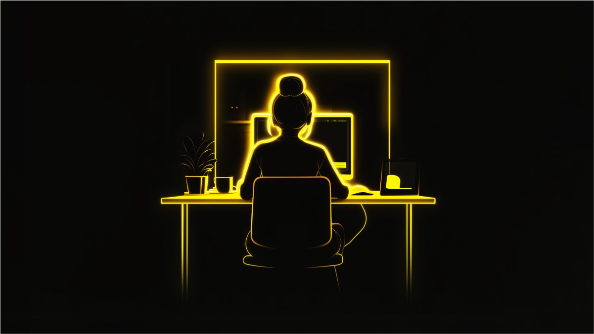 Remote Work Illustration